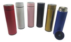 2X Garrafa Térmica 500Ml Inteligente Led Visor Temperatura C 2X Garrafa Térmica 500Ml Inteligente Led Visor Temperatura C