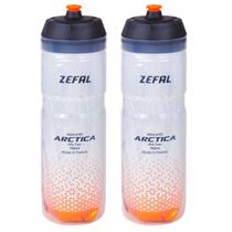 2x Garrafas Termica Arctica Zefal Caramanhola Bike 750ml Laranja