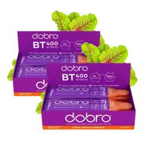 2x Gel BT Nitrato Dobro sabor Laranja e Morango 10 unidades 30g