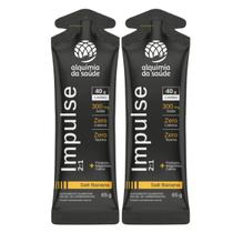 2x Gel Impulse 2:1 40g Carbo Alquimia da Saúde Salt Banana 15 Unidades -