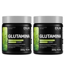 2x Glutamina em Pó 100% L-glutamina Dux 300g
