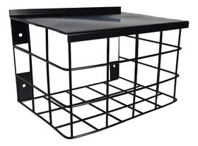 2X Grade De Proteção Tipo Gaiola Preta Metal Nobre Mt-2003