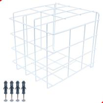 2X Grade Proteção Câmera Wifi Tipo Gaiola Aramada Cor Branco 2X Grade Proteção Câmera Wifi Tipo Gaiola Aramada Cor Branco