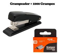 2X Grampeador De Papel Médio 26/6 + 1000 Grampos Galvanizado 2X Grampeador De Papel Médio 26/6 + 1000 Grampos Galvanizado