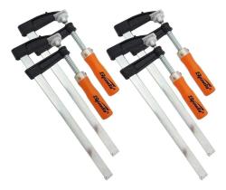 2X Grampo Sargento Tipo F Aço 200X50X250Mm 8Pol Marcenaria 4