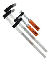 2X Grampo Sargento Tipo F Aço 300X50X350Mm 12Pol Marcenaria