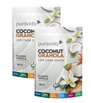 2x Granola Coconut Classic Vanilla-180g Puravida-Pura Vida