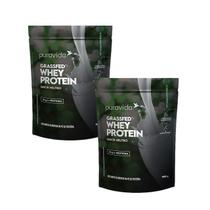 2x Grassfed Whey Protein Neutro - 900g - Puravida Sabor:Neutro