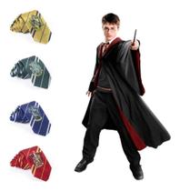 2X Gravata Harry Potter Grifinória Sonserina Corvinal Lufa L 2X Gravata Harry Potter Grifinória Sonserina Corvinal Lufa L