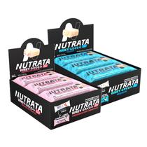 2x Grego Bar Beijinho e Morango - Nutrata 12 un.