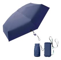 2X Guarda Chuva Bolsa Mini Cápsula De Bolso Portátil Anti-Uv