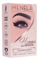 2X Henna Para Sobrancelhas Menela 2,5 G Profissional