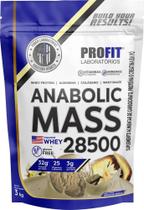 2X Hipercalórico Anabolic Mass 28500 3Kg Profit Labs Sabor B
