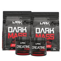 2X Hipercalórico Dark Mass 3kg + 2x Creatina Fuse 150g Dark Lab