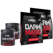 2X Hipercalórico Dark Mass 3kg + 2x Creatina Fuse 150g Dark Lab