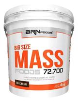 2X Hipercalórico Massa Brn Foods Balde 6Kg Sabor Chocolate