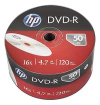 2X Hp Dvd-R 4.7Gb 50 Unidades 16X - Mídia Gravável