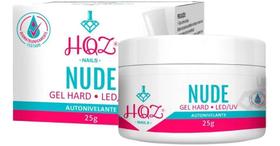 2X Hqz Gel Hard 25G Pink Cover Nude Crystal Manicure Unhas N