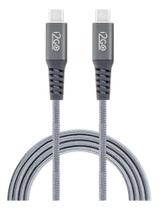 2X I2Go Cabo Usb-C + Usb-C I2Go 2M 3A Nylon Trançado Chumbo