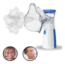 2X Inalador Nebulizador Mesh Aparelho Portátil Silencioso Ad 2X Inalador Nebulizador Mesh Aparelho Portátil Silencioso Ad