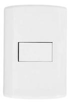 2X Interruptor Apagador 1 Tecla Simples Modular Branca 4X2 2X Interruptor Apagador 1 Tecla Simples Modular Branca 4X2