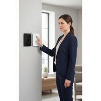 2x Interruptor Smart Wifi 4 Botões Touch Alexa Preto Bivolt