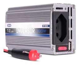 2X Inversor Tensão 12V 110V 200W Veicular Transformador Toma