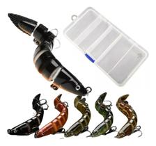 2X Isca Artificial Tuvira Articulada Tucunaré Dourado Caixa