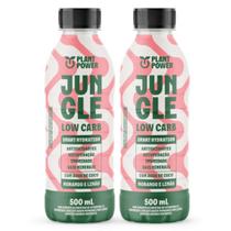 2x Isotônico Jungle Low Carb Plant Power Morango E Limão 500ml 2x Isotônico Jungle Low Carb Plant Power Morango E Limão 500ml