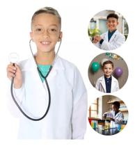 2X Jaleco Infantil Unissex Branco