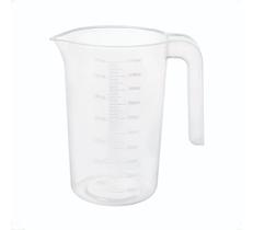 2X Jarra Plástica Medidora Dosadora Graduada 1L Transparente