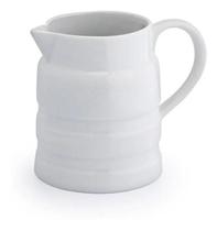 2X Jarrinha Canelada 300Ml Agua Suco Leiteira Porcelana Bran 2X Jarrinha Canelada 300Ml Agua Suco Leiteira Porcelana Bran