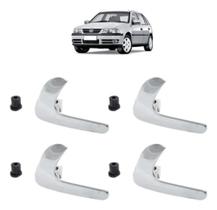 2X Jogo 4 Maçanetas Gatilho Puxador Interno Gol Parati G2 G3