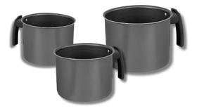 2X Jogo Canecao Leiteira Fervedor Antiaderente 3 Pç. 12/14