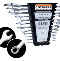 2X Jogo Chave Combinada Starfer 6 Á 22Mm Boca E Estrela 12 P