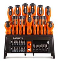 2X Jogo Chaves De Fenda, Bits E Soquetes 39 Pç Robust Gedore