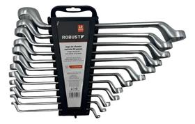 2X Jogo Chaves Estrela 6-32Mm Kit 12 Peças Profissional Robu 2X Jogo Chaves Estrela 6-32Mm Kit 12 Peças Profissional Robu