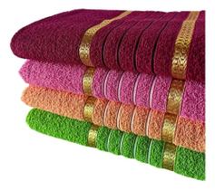 2X Jogo Com 3 Toalhas De Banho Felpuda Confort Grossa Viena 2X Jogo Com 3 Toalhas De Banho Felpuda Confort Grossa Viena