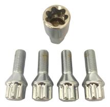 2X Jogo Com 4 Parafusos Anti Furto Roda Fiat Palio/Uno/Argos