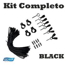 2X Jogo Completo Com Corda Repositoras Varal De Teto Secalux 2X Jogo Completo Com Corda Repositoras Varal De Teto Secalux