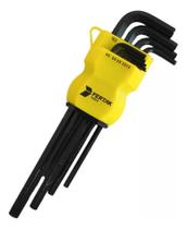 2X Jogo De Chave Allen Hexagonal Extra Longa 1,5 A 10 Mm 9 P