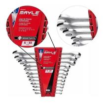 2X Jogo De Chave Combinada 6 A 22 Mayle Com 12Pç 102405M May