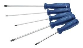 2X Jogo De Chaves Fenda E Phillips Com 5 Peças Gedore 150-16