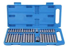 2X Jogo De Chaves Torks, Multidentada E Hexagonal Com 40 Peç