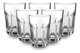 2X Jogo De Copos Vidro Kit 6 Peças 360Ml Cozinha Água Suco