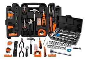 2X Jogo De Ferramentas Com 129 Peças + 40 Peças Estojo Compl