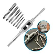 2X Jogo De Macho 8 Peças Para Abrir Roscas 3 A 12 Mm 2X Jogo De Macho 8 Peças Para Abrir Roscas 3 A 12 Mm