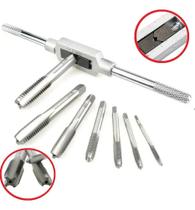 2X Jogo De Machos E Tarrachas Para Fer Rosca M6 M7 M8 M10 2X Jogo De Machos E Tarrachas Para Fer Rosca M6 M7 M8 M10