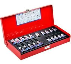 2X Jogo De Soquete Torx Fêmea E Macho 1/2 20 Peças King Tony