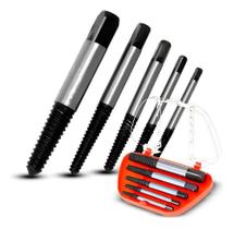 2X Jogo Extrator Macho Rosca Esquerda 5 Peças Brocas 3 A 18M 2X Jogo Extrator Macho Rosca Esquerda 5 Peças Brocas 3 A 18M